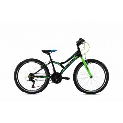 Bicicleta Capriolo 24 Diavolo 400 black green Bicicleta Capriolo 24 Diavolo 400 black green