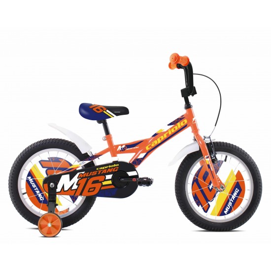Bicicleta Capriolo Mustang orange yellow black 16 Bicicleta Capriolo Mustang orange yellow black 16