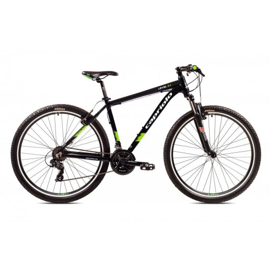 Bicicleta Capriolo Level 9.1 29 black gree matte 21 Bicicleta Capriolo Level 9.1 29 black gree mate 21