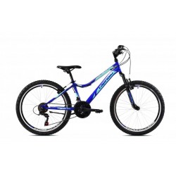 Bicicleta Capriolo 24 Diavolo DX FS blue turcoaz 13 Bicicleta Capriolo 24 Diavolo DX FS blue turcoaz 13