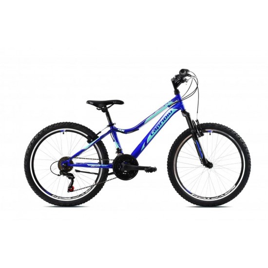 Bicicleta Capriolo 24 Diavolo DX FS blue turcoaz 13