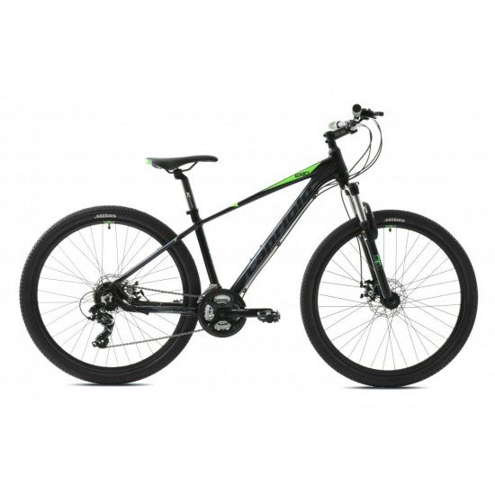 Bicicleta Capriolo Exid 27.5 AL black-green-glossy 16