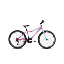 Bicicleta Capriolo 26 Diavolo DX pink-turquise 17 Bicicleta Capriolo 26 Diavolo DX pink-turquise 17