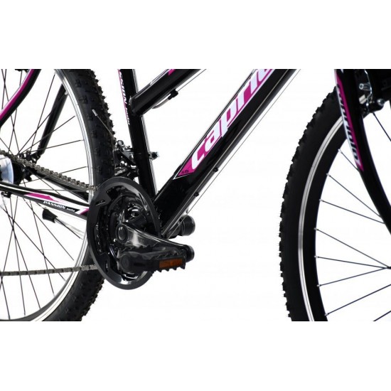 Bicicleta Capriolo Passion L negru pink 17 Bicicleta Capriolo Passion L negru pink 17