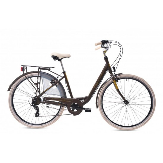 Bicicleta Capriolo Diana-S brown 18 Bicicleta Capriolo Diana-S brown 18
