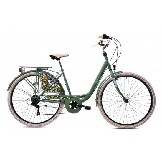 Bicicleta Capriolo Diana City olive green 18
