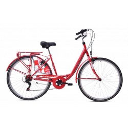 Bicicleta Capriolo Diana City 18 rosso 18 Bicicleta Capriolo Diana City 18 rosso 18