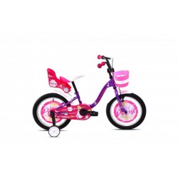 Bicicleta Capriolo Fantasy violet-pink 16 Bicicleta Capriolo Fantasy violet-pink 16