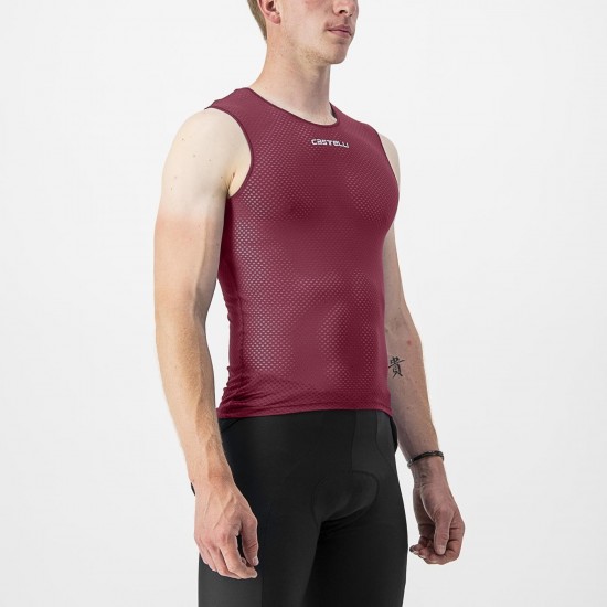 Bluza corp fara maneci Castelli Pro Mesh 2.0 SL Visiniu XL Bluza corp fara maneci Castelli Pro Mesh 2.0 SL Visiniu XL