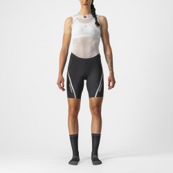 Pantaloni scurti Castelli Velocissima 3 de dama Negru/Argintiu XL Pantaloni scurti Castelli Velocissima 3 de dama Negru/Argintiu XL