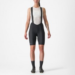 Pantaloni scurti cu bretele Castelli Espresso W DT de dama Negru L