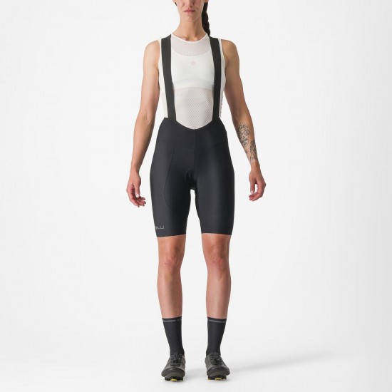 Pantaloni scurti cu bretele Castelli Espresso W DT de dama Negru M Pantaloni scurti cu bretele Castelli Espresso W DT de dama Negru M