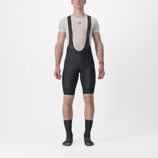 Pantaloni scurti cu bretele Castelli Unlimited Cargoshort Negru XXL Pantaloni scurti cu bretele Castelli Unlimited Cargoshort Negru XXL