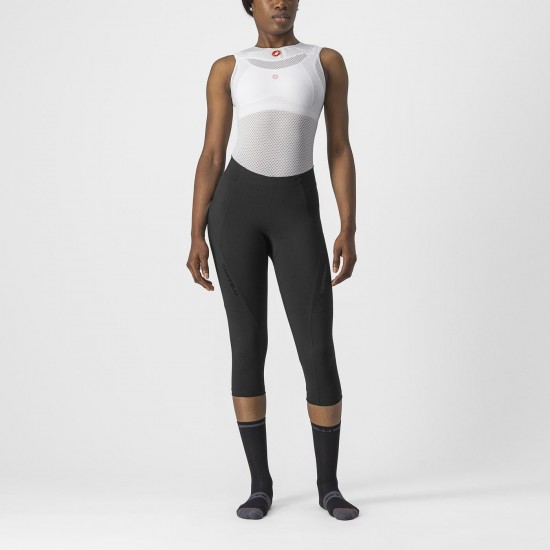 Pantaloni trei sferturi Castelli Velocissima 3 de dama Negru XL Pantaloni trei sferturi Castelli Velocissima 3 de dama Negru XL
