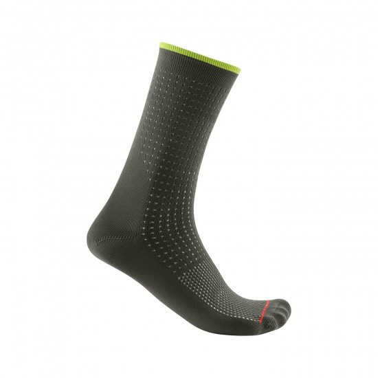 Sosete Castelli Premio 18 Kaki XXL 44-47 Sosete Castelli Premio 18 Kaki XXL 44-47