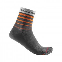 Sosete Castelli Speed Strada 12 Antracit/Portocaliu/Alb XXL 44-47