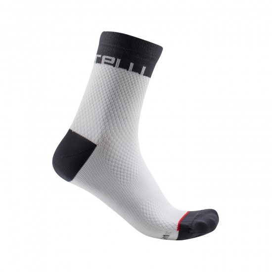 Sosete Castelli Velocissima 12 de dama Alb/Antracit S/M 35-38 Sosete Castelli Velocissima 12 de dama Alb/Antracit S/M 35-38