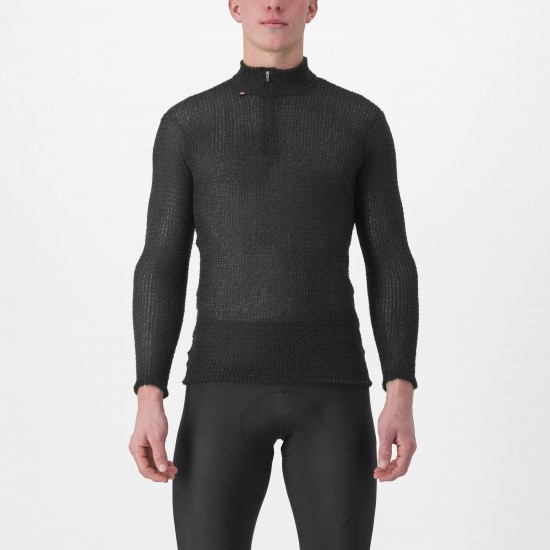 Tricou cu maneca lunga Castelli Cold Day 2nd Layer Negru M Tricou cu maneca lunga Castelli Cold Day 2nd Layer Negru M