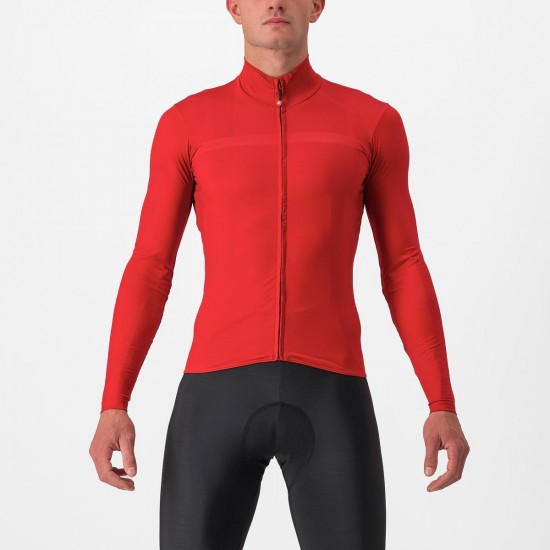 Tricou cu maneca lunga Castelli PRO Thermal Mid LS Rosu M Tricou cu maneca lunga Castelli PRO Thermal Mid LS Rosu M