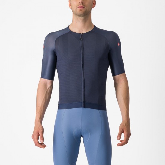 Tricou cu maneca scurta Castelli Aero Race 7.0 Indigo M Tricou cu maneca scurta Castelli Aero Race 7.0 Indigo M