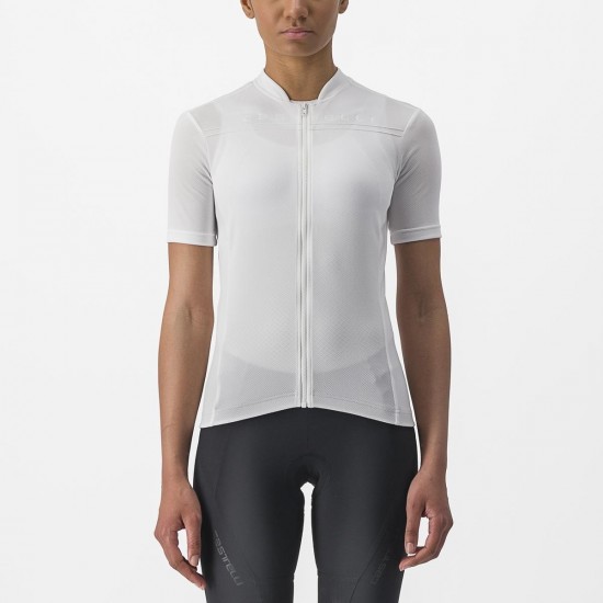 Tricou cu maneca scurta Castelli Anima 4 de dama Alb XS Tricou cu maneca scurta Castelli Anima 4 de dama Alb XS