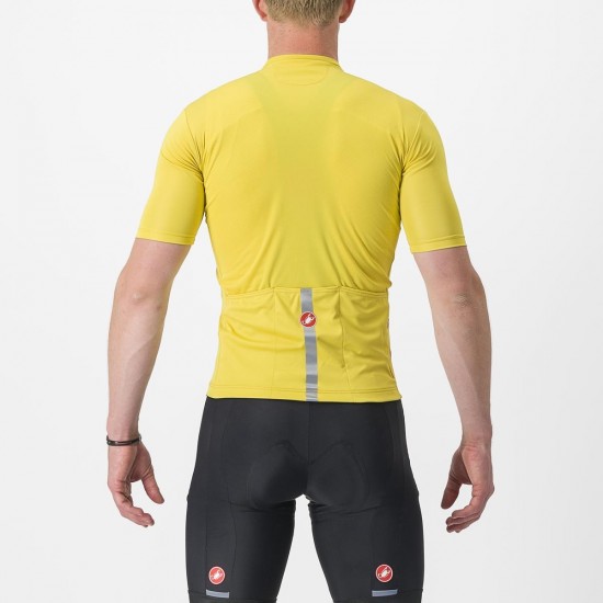 Tricou cu maneca scurta Castelli Classifica Galben XL