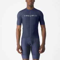 Tricou cu maneca scurta Castelli Elements Indigo/Gri S Tricou cu maneca scurta Castelli Elements Indigo/Gri S