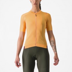 Tricou cu maneca scurta Castelli Espresso W de dama Portocaliu/Visiniu XS Tricou cu maneca scurta Castelli Espresso W de dama Portocaliu/Visiniu XS