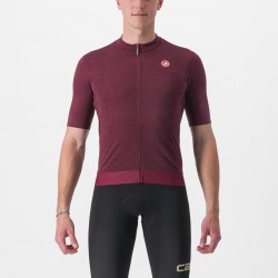Tricou cu maneca scurta Castelli Essenza Visiniu M Tricou cu maneca scurta Castelli Essenza Visiniu M