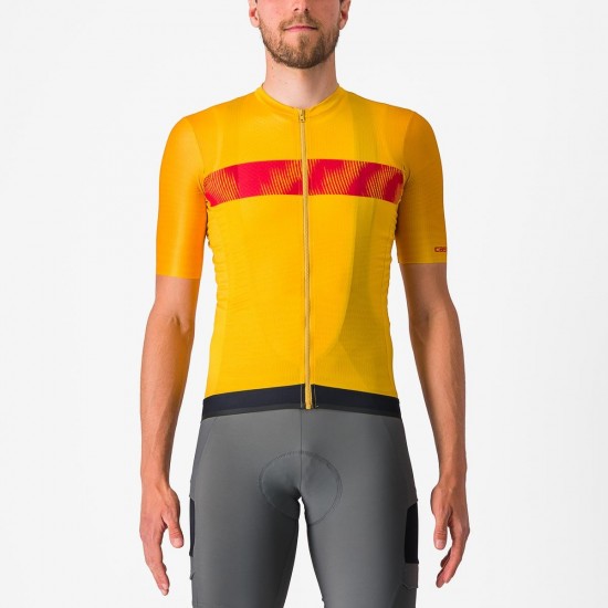 Tricou cu maneca scurta Castelli Unlimited Endurance Galben/Rosu XL Tricou cu maneca scurta Castelli Unlimited Endurance Galben/Rosu XL