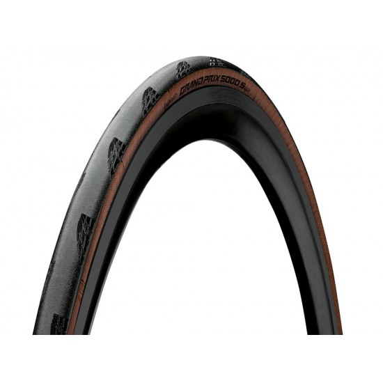 Anvelopa pliabila Continental Grand Prix 5000S TR 25-622 (700 x 25C) negru/maro Anvelopa pliabila Continental Grand Prix 5000S TR 25-622 (700 x 25C) negru/maro