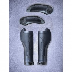 MANSOANE CUBE NATURAL FIT GRIPS ALL TERRAIN BAR ENDS BLACK L MANSOANE CUBE NATURAL FIT GRIPS ALL TERRAIN BAR ENDS BLACK L