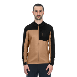 BLUZA CUBE ATX FULL ZIP CMPT L/S BROWN/BLACK XXL BLUZA CUBE ATX FULL ZIP CMPT L/S BROWN/BLACK XXL