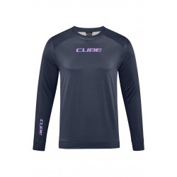 BLUZA CUBE ATX ROUND NECK L/S BLACK XXL