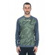 BLUZA CUBE ATX ROUND NECK TM L/S OLIVE GREY XL