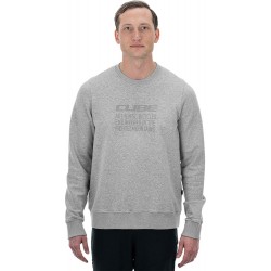 BLUZA CUBE ORGANIC SWEATER GREY MELANGE L L