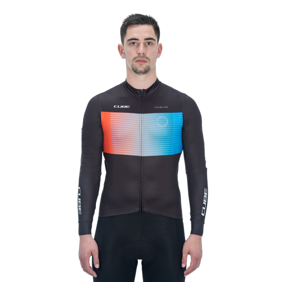 BLUZA CUBE TEAMLINE L/S BLACK-BLUE-RED M BLUZA CUBE TEAMLINE L/S BLACK-BLUE-RED M