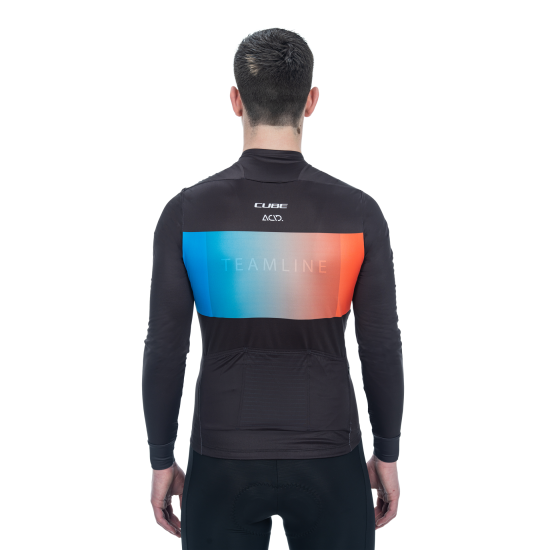 BLUZA CUBE TEAMLINE L/S BLACK-BLUE-RED M BLUZA CUBE TEAMLINE L/S BLACK-BLUE-RED M
