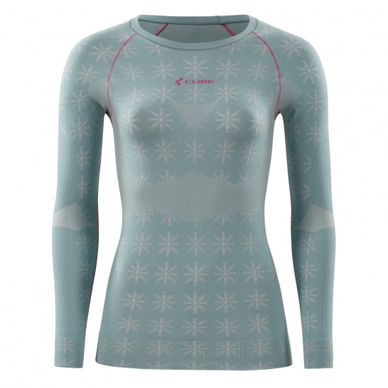BLUZA DE CORP CUBE RACE BE COOL L/S GREY PINK XS BLUZA DE CORP CUBE RACE BE COOL L/S GREY PINK XS