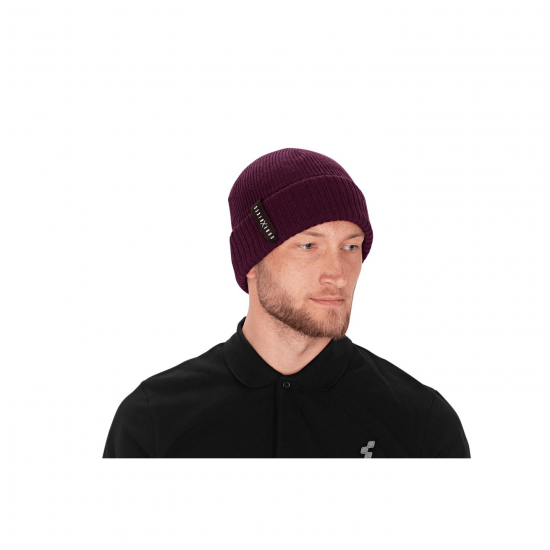Caciula CUBE Beanie EDGE plum Mov