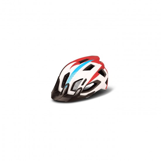 CASCA CUBE HELMET QUEST TEAMLINE WHITE BLUE RED XL (59-64) CASCA CUBE HELMET QUEST TEAMLINE WHITE BLUE RED XL (59-64)