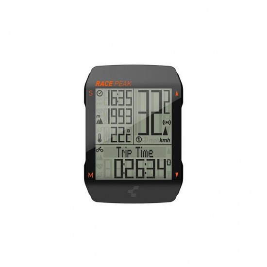 CICLOCOMPUTER CUBE RACE PEAK WIRELESS Negru/rosu CICLOCOMPUTER CUBE RACE PEAK WIRELESS Negru/rosu