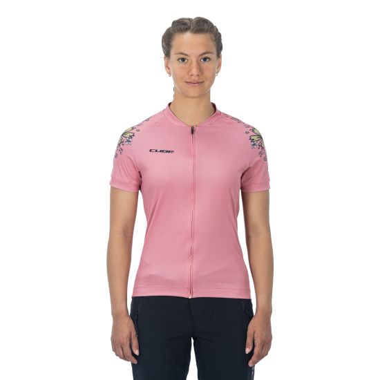 TRICOU CUBE ATX WS JERSEY FULL ZIP CMPT S/S CORAL M TRICOU CUBE ATX WS JERSEY FULL ZIP CMPT S/S CORAL M
