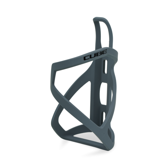 CUBE Bottle Cage HPP Left-Hand Sidecage matt greyglossy black