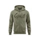 HANORAC CUBE ORGANIC ZIP HOODIE OLIVE L