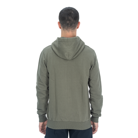 HANORAC CUBE ORGANIC ZIP HOODIE OLIVE L