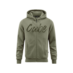 HANORAC CUBE ORGANIC ZIP HOODIE OLIVE M M