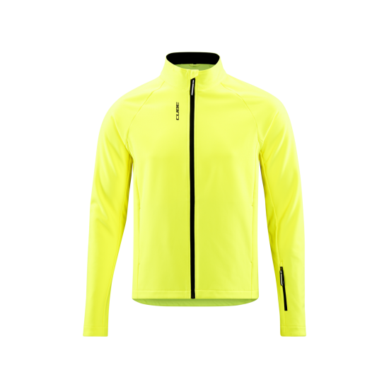JACHETA CUBE ATX SOFTSHELL SAFETY NEON YELLOW M JACHETA CUBE ATX SOFTSHELL SAFETY NEON YELLOW M