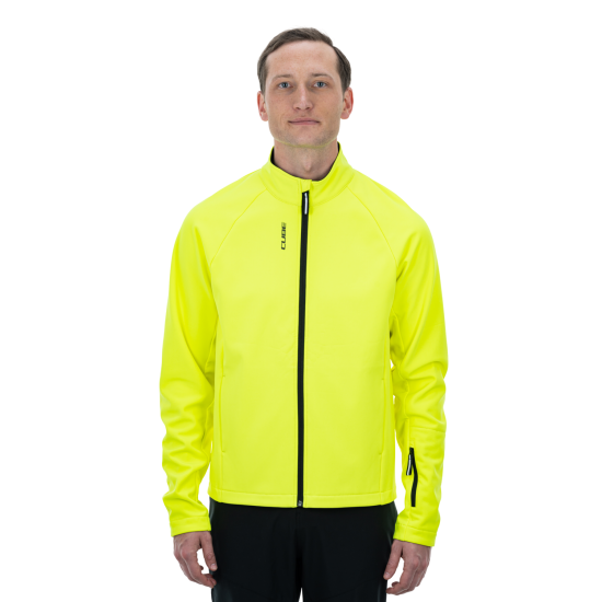 JACHETA CUBE ATX SOFTSHELL SAFETY NEON YELLOW M JACHETA CUBE ATX SOFTSHELL SAFETY NEON YELLOW M