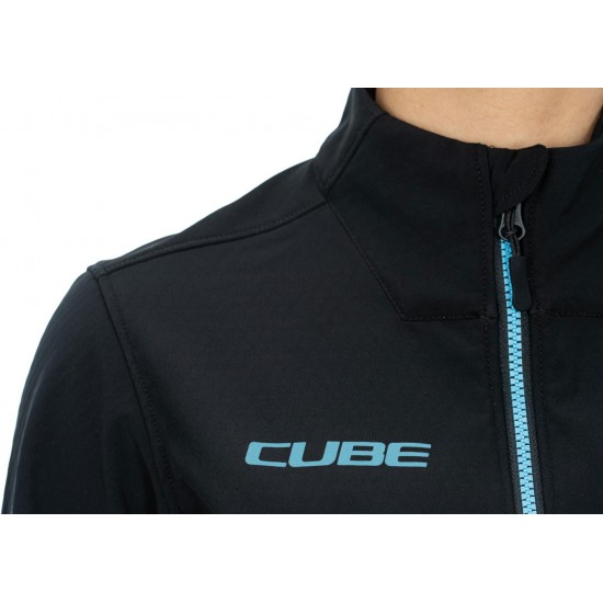 JACHETA CUBE ATX WS SOFTSHELL CMPT BLACK/BLUE S JACHETA CUBE ATX WS SOFTSHELL CMPT BLACK/BLUE S